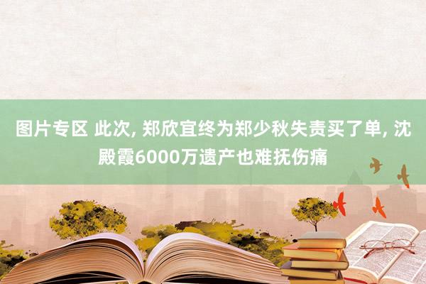 图片专区 此次， 郑欣宜终为郑少秋失责买了单， 沈殿霞6000万遗产也难抚伤痛