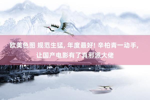 欧美色图 规范生猛， 年度最好! 辛柏青一动手， 让国产电影有了真邪派大佬